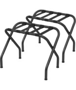 Set of 2- Sturdy Black Metal Folding Luggage Rack - $2,616.97 MXN