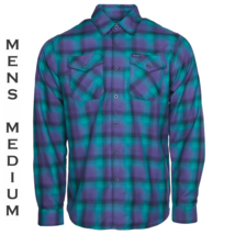 DIXXON FLANNEL x AJ Wilkerson &quot;Captain Autism&quot; Collab Flannel Shirt Mens Medium - $79.20