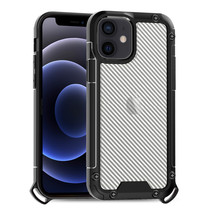 [Pack Of 2] Reiko Shockproof PC Bumper Case With Carbon Fiber Pattern In Blac... - £20.29 GBP