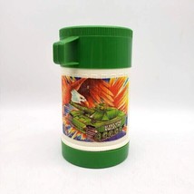 Vintage TUNG-I Screaming Eagles 101 Army Thermos w/ Eagle &amp; Tank Lunchbox Green - £15.51 GBP