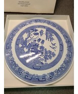 Spode The Blue Room Willow Cake Plate 11 1/2&quot; Original Box NIB - £24.40 GBP