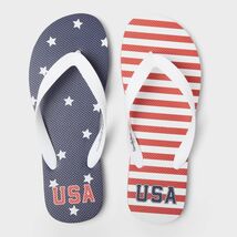 Goodfellow & Co Men's Brent Americana Flip Flop Sandals Red/White Size L... - $229.79 MXN Goodfellow & Co Men's Brent Americana Flip Flop Sandals Red/White Size L... - $229.79 MXN