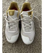 Under Armour Clyde MT 3024328-103 White Gold Women&#39;s Softball Metal Clea... - $75.82 CAD