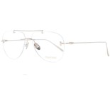 Tom Ford 5679 028 Rose Gold Aviator Titanium Eyeglasses FT5679 028 56mm - £164.87 GBP