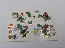Vintage 90s Stickers Nintendo Mario Bros Prism Vending Machine PVI 1994 yoshi - £11.75 GBP