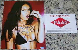 SUPER SALE! Megan Fox 100% Authentic Signed Autographed 8x10 Photo PAAS ... - £51.19 GBP