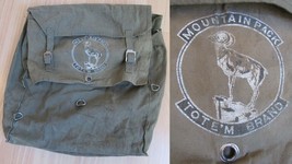 AUTHENTIC 1940&#39;s 1950&#39;s backpack MOUNTAIN PACK rucksack canvas TOTE&#39;M BRAND - £120.67 GBP