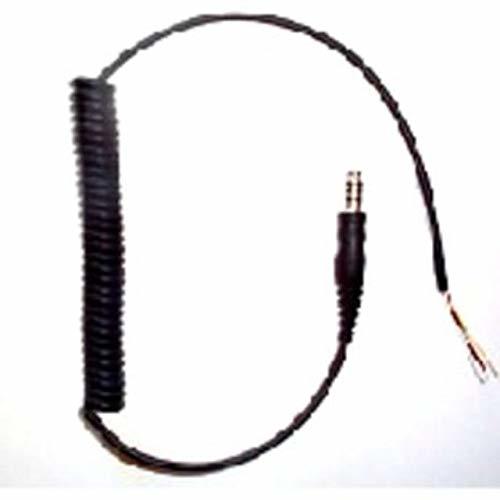 Peltor 3M Headset Curly Cable Downlead with 4-Pole Molded Plug ML1A 1