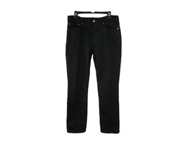 Goodfellow &amp; Co Men&#39;s Total Flex Straight Fit Black Jeans, Mid Rise Deni... - £19.66 GBP