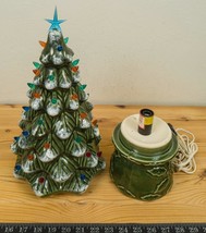 Vintage Ceramic Christmas Tree 18&quot; Ready to Light hk - £97.33 GBP