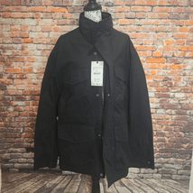 Zara Men&#39;s Black Multi Pocket, Utility Windbreaker Medium MSRP $129 - $936.07 MXN