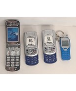 LOT OF 4 Assorted Novelty Refillable Butane Flip/slide Cell Phone Pocket... - £17.09 GBP