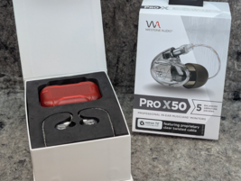 New Westone Audio Pro X50 In-Ear Musicians Monitors Earphones Clear - $586.04 CAD
