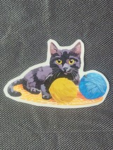 Playful Yarn Cat Sticker - $1.65