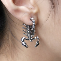 Scorpion Earrings 3d Scorpion Silver Tone Earrings Boho Punk Emo Goth Pair UK - £3.95 GBP