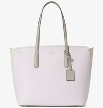 Kate Spade Margaux Lilac Moonlight Leather Large Tote PXRUA226 NWT $298 MSRP FS1 - £117.83 GBP