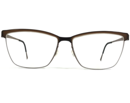 Lindberg Eyeglasses Frames 9812 U12 Matte Brown Square Full Rim 55-15-135 - £233.00 GBP