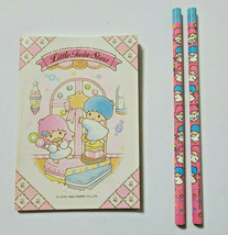 Little Twin Stars Bleistift Mini Notizbuch Altes SANRIO 1989 1991 Vintage... - £21.60 GBP