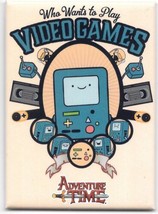Adventure Time Animated TV Series BMO Video Games Image Refrigerator Magnet NEW - $3.99