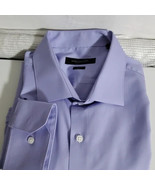 Marc York Men&#39;s Lavender Slim Fit Motion- Ease Collar Dress Shirt 17&quot; 17... - £10.15 GBP