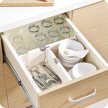Drawer Dividers Organizer 6 Pack Adjustable Separators Expandable ~NEW~ - £29.88 GBP