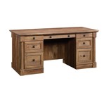 Sauder Palladia Executive Desk, Vintage Oak finish - $842.99