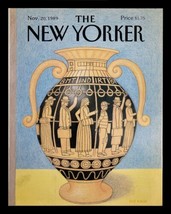 COVER ONLY The New Yorker November 20 1989 Egyptian Canopic Jar by Bob Knox - £11.14 GBP