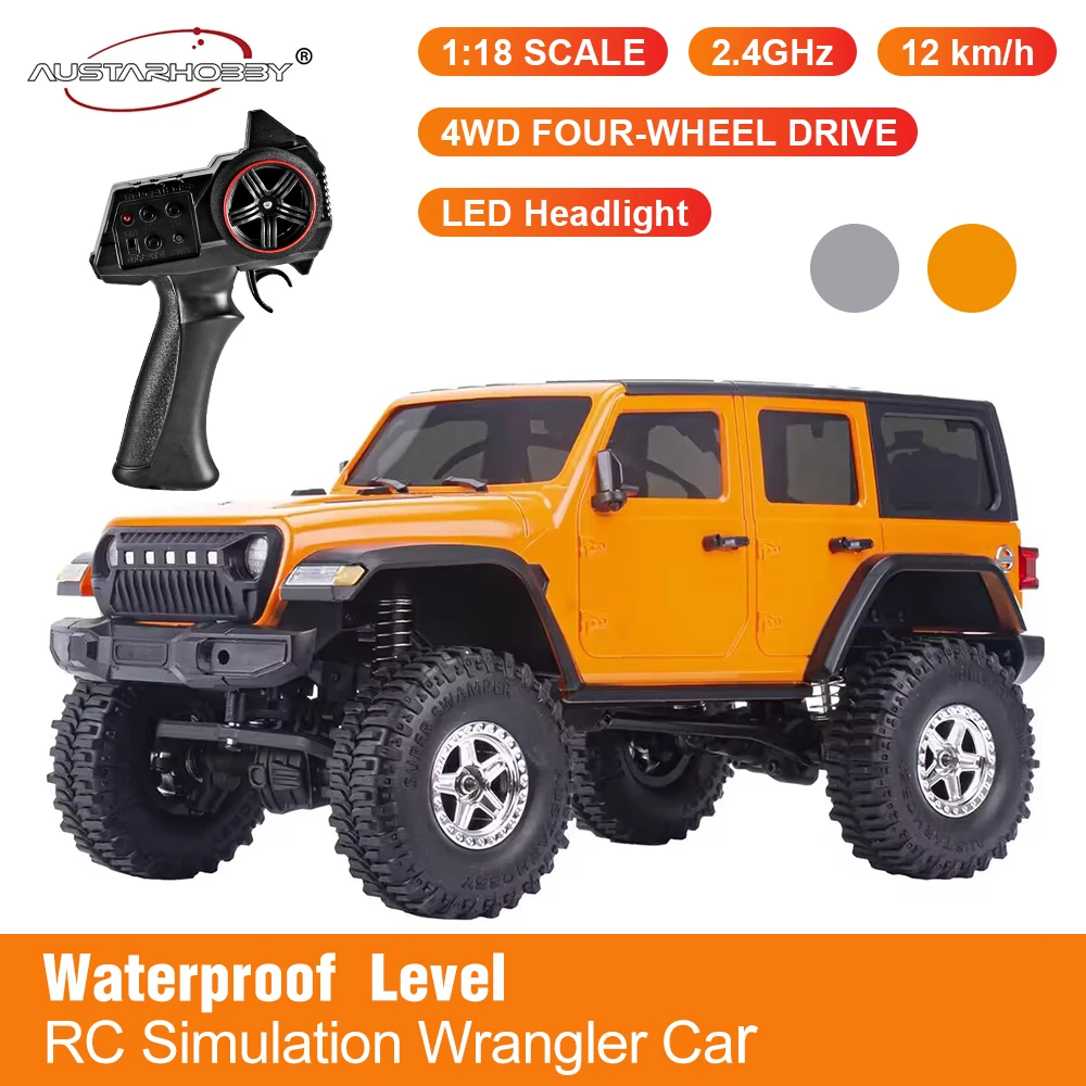 Austarhobby Rc Cars AX-8560 Rtr 2.4Ghz 1/18 4WD All Terrains Off-Road Waterproof - £108.61 GBP+