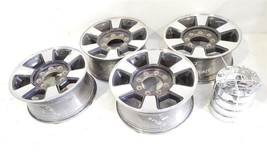 Set of 4 Wheel Rims with Center Caps 18x8 Needs Refurbishing OEM 14 16 F... - $594.00