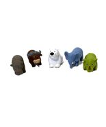 Rubber Toy Lot Rhino, Hippo, Elephant, Bull  &amp; Plastic Little People Pol... - €9,42 EUR
