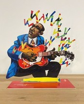 Pop Art Jazz Metal Sculpture &quot;Guitarist&quot; by DAVID GERSTEIN-
show original tit... - £166.56 GBP