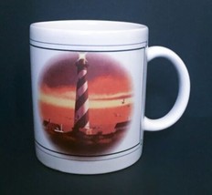 Vtg Otagiri North Carolina Howard Koslow Cape Hatteras Lighthouse Coffee Mug Cup - £3.89 GBP
