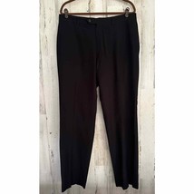 Pronto Uomo Men’s Dress Pants Size 36x32 (36x31.5) Black - £11.78 GBP
