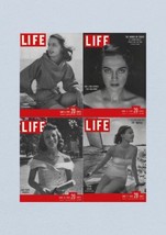 Life Magazine Lot of 4 Full Month of June 1949 6, 13, 20, 27 - £30.54 GBP