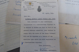 WWII military Conscientious Objector documentation - Leicester Castle - £78.56 GBP
