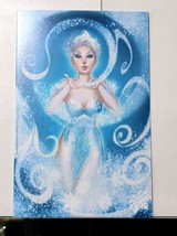 J Scott Campbell 2017 Winter&#39;s Greeting Holiday Print Winter Queen - £10.24 GBP