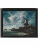 The Mill at Wijk-bij-Duurstede by Jacob van Ruisdael Magnet Mini-print - $223.91 MXN