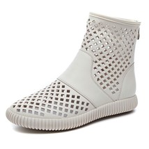 Genuine Leather Female Shoes Women Sandals 2021 Summer Shoes Ladies High Top Pla - £70.80 GBP