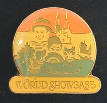Vintage Walt Disney World Epcot 15th Anniversary 1986 World Showcase Enamel Pin - £5.38 GBP