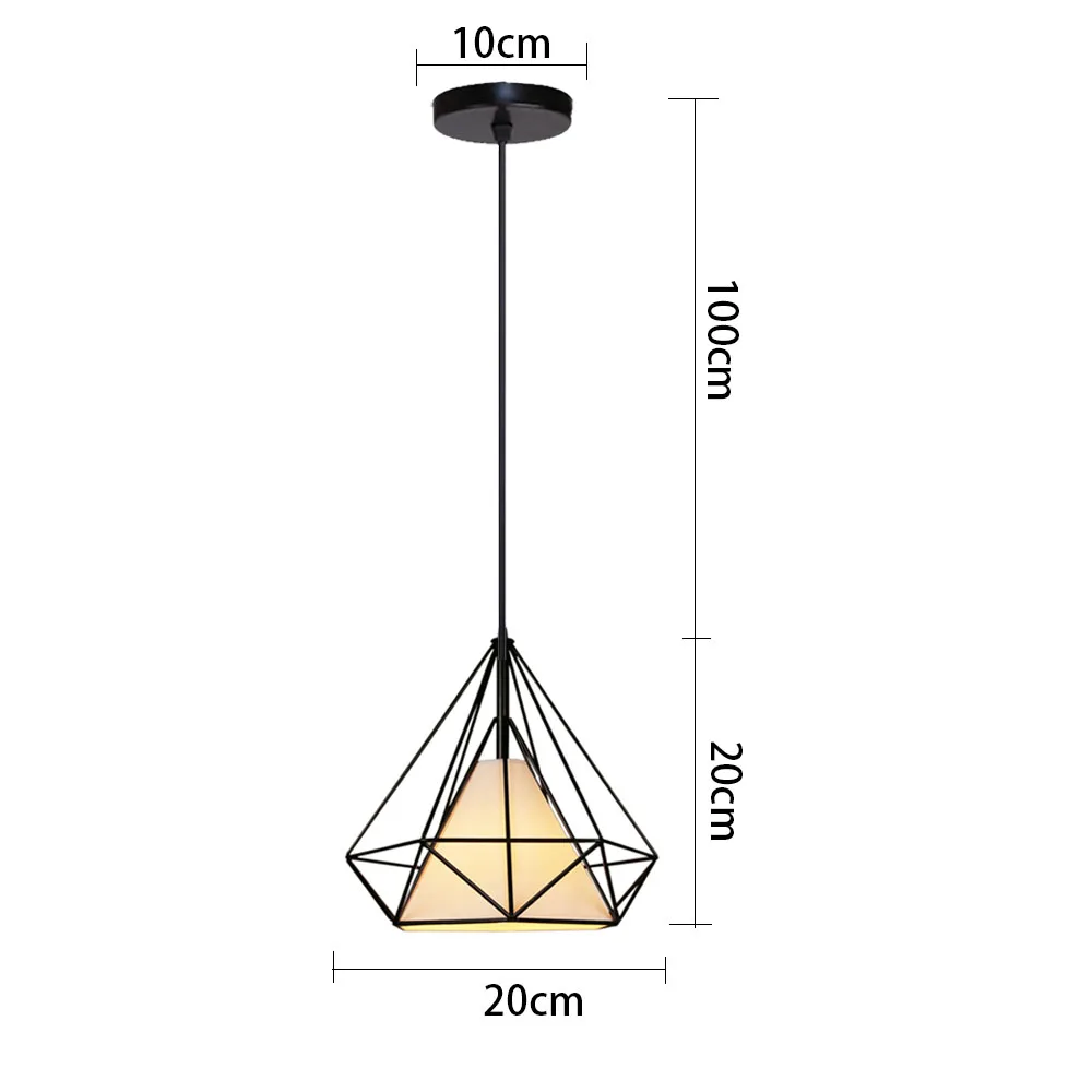 Vintage  Loft Pendant Ceiling Lights Industrial LED Hanging Lamp Shade for Home  - £150.71 GBP