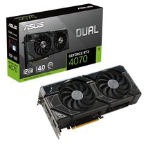 ASUS Dual GeForce® RTX 4070 12GB GDDR6X, IP5X, Auto-Extreme Technology, 144-Hour - £577.87 GBP+