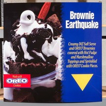 Dairy Queen Promotional Poster For Backlit Menu Sign Oreo Brownie Eathqu... - $14.84