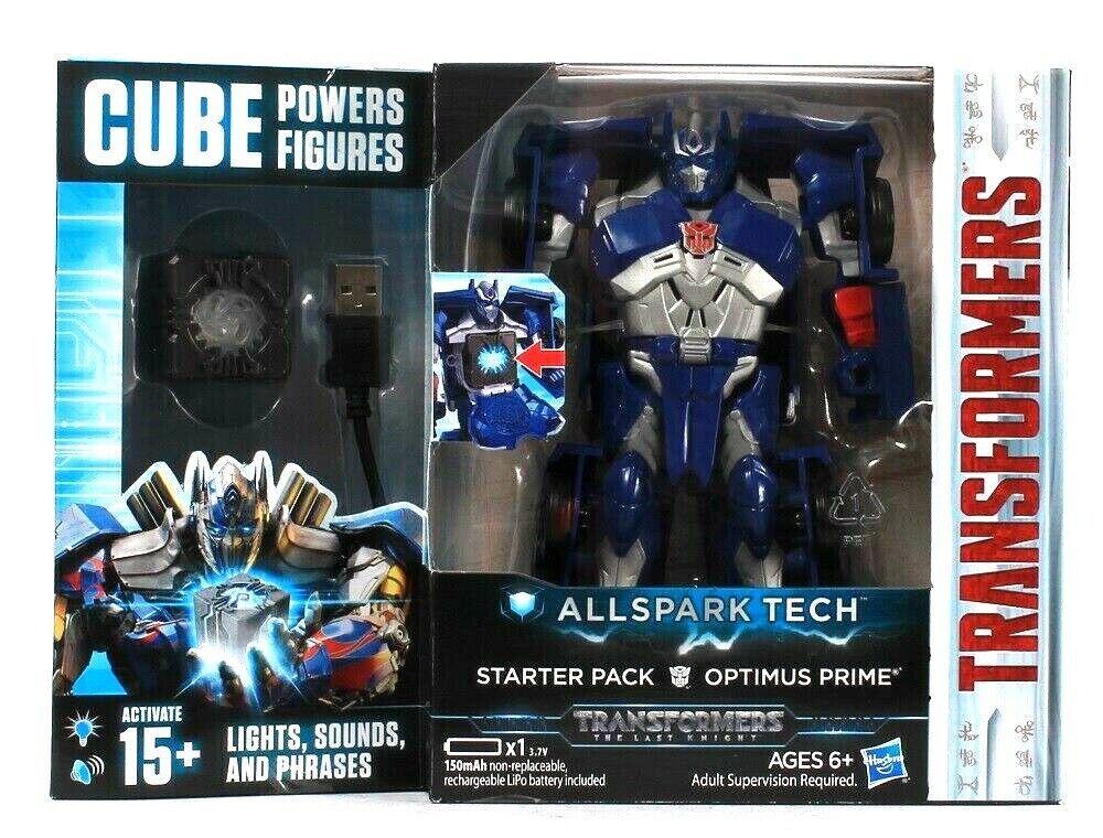 Hasbro Transformers All Spark Tech Starter Optimus Prime Cube Powers Figures - £29.08 GBP