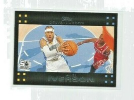 Allen Iverson (Denver Nuggets) 2007-08 Topps Card #33 - £3.94 GBP