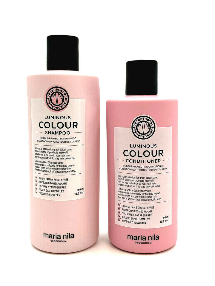 Maria Nila Luminous Colour Shampoo 11.8 oz &amp; Conditioner 10.1 oz 100% Vegan - $47.85