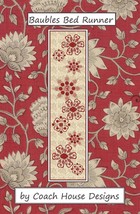 BAUBLES Bed Runner Quilt Pattern By Coach House Designs - CHD 1802 - £6.32 GBP