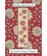 BAUBLES Bed Runner Quilt Pattern By Coach House Designs - CHD 1802 - £6.22 GBP