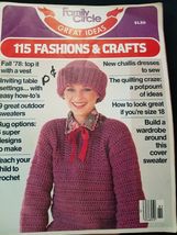 Family Circle Great Ideas: 115 Fashions &amp; Crafts, July 1978 - £6.28 GBP