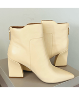 FRANCO SARTO Venture Leather Bootie Boot, Beige/White, Block Heel, Size ... - $1,854.73 MXN