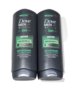 2 Pack Dove Men Care 3in1 Revive Tea Tree Oil Revigorant Body Wash 18oz - $46.58 CAD